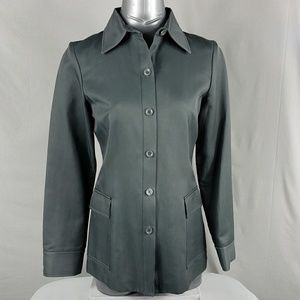 Linda Allard Ellen Tracy Button Up Jacket